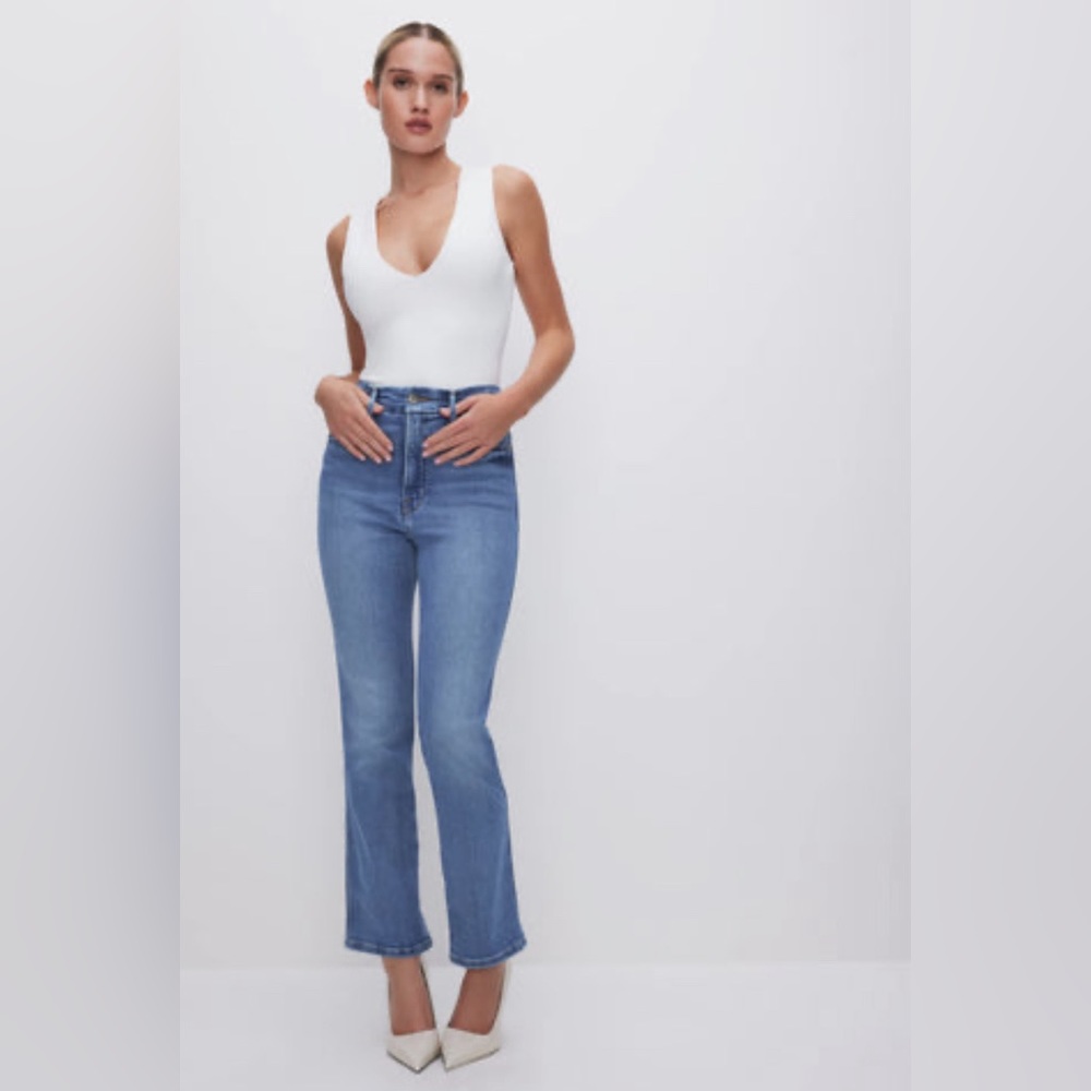 GOOD AMERICAN good curve straight jean size 0/25